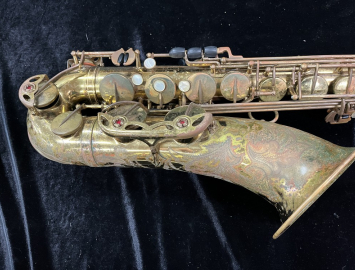 Photo Original Lacquer Selmer Mark VI Tenor Sax w/ Copper Gloger Neck - Serial # 195621